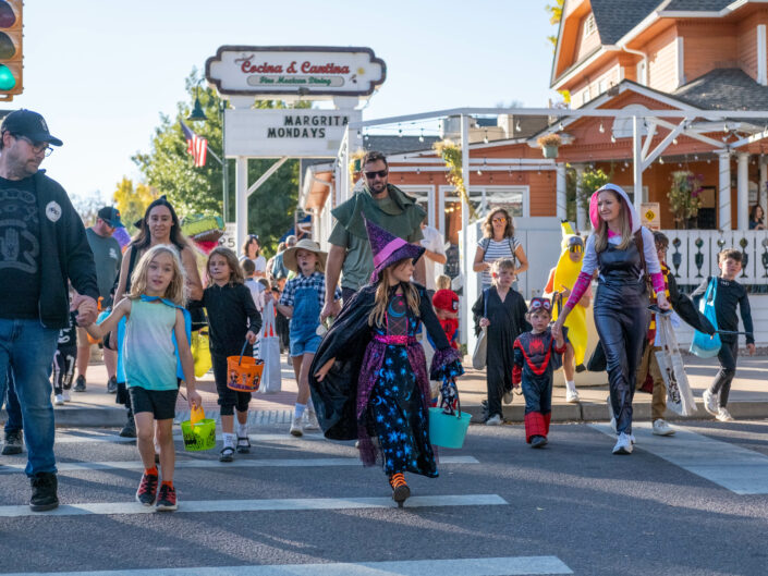 Trick or Treat on the Street in downtown Berthoud